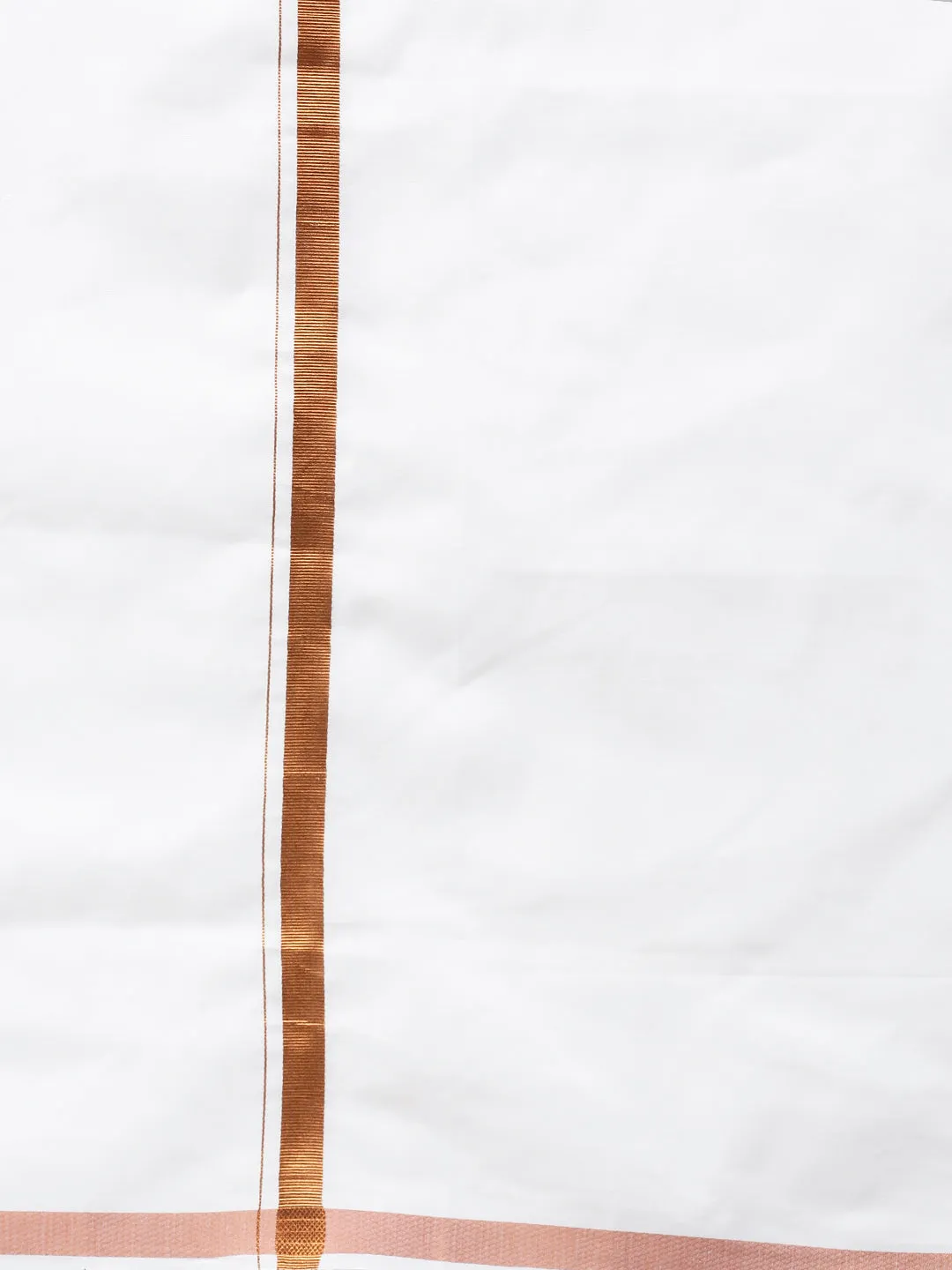 Men Copper Half Sleeves Shirt with Jari Dhoti Set Glory