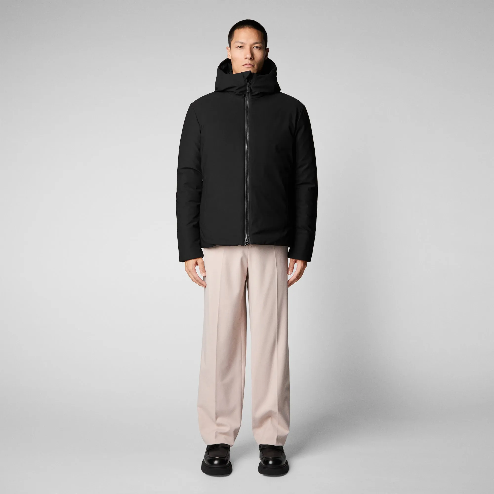 Men's Sabal Hooded Jacket in Black