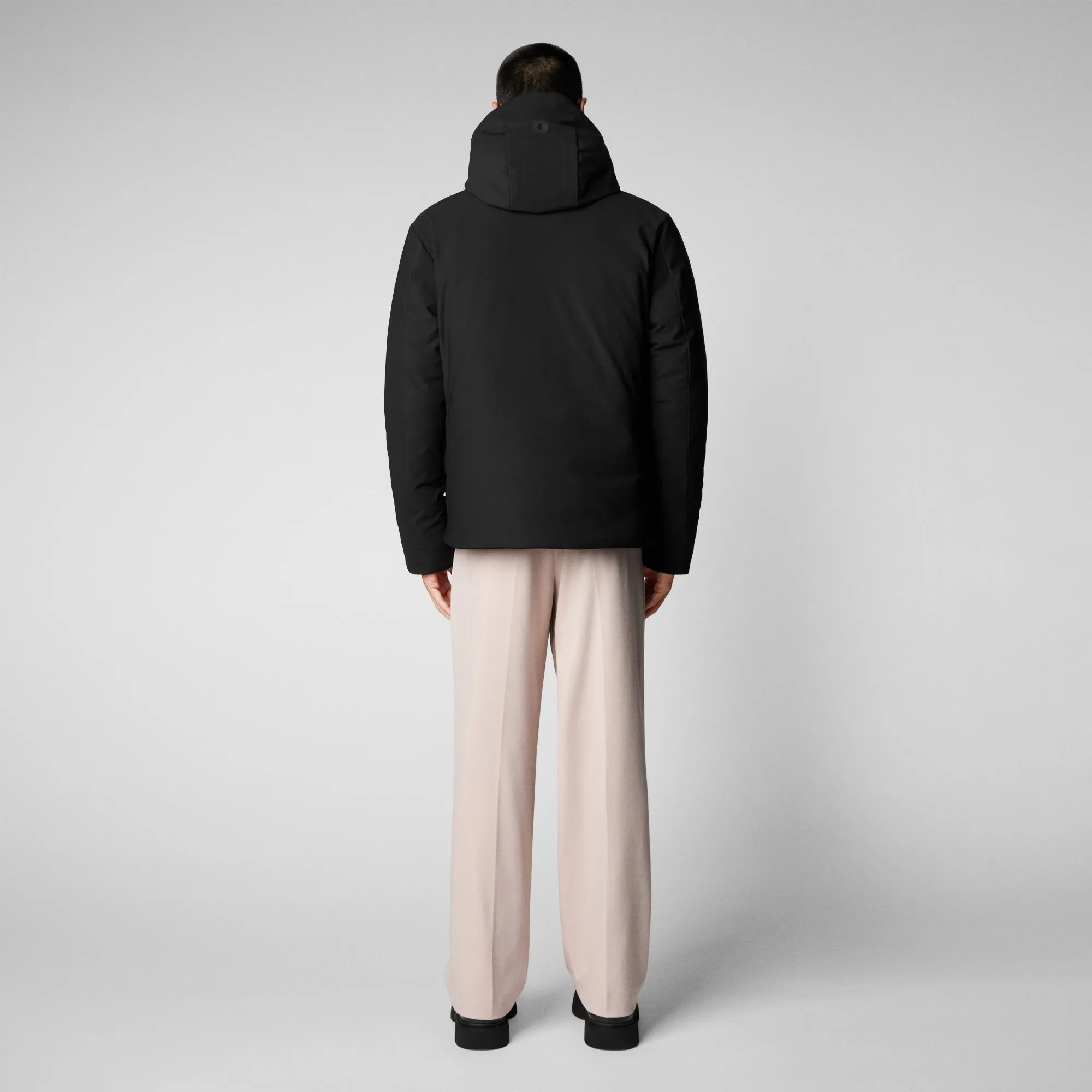 Men's Sabal Hooded Jacket in Black