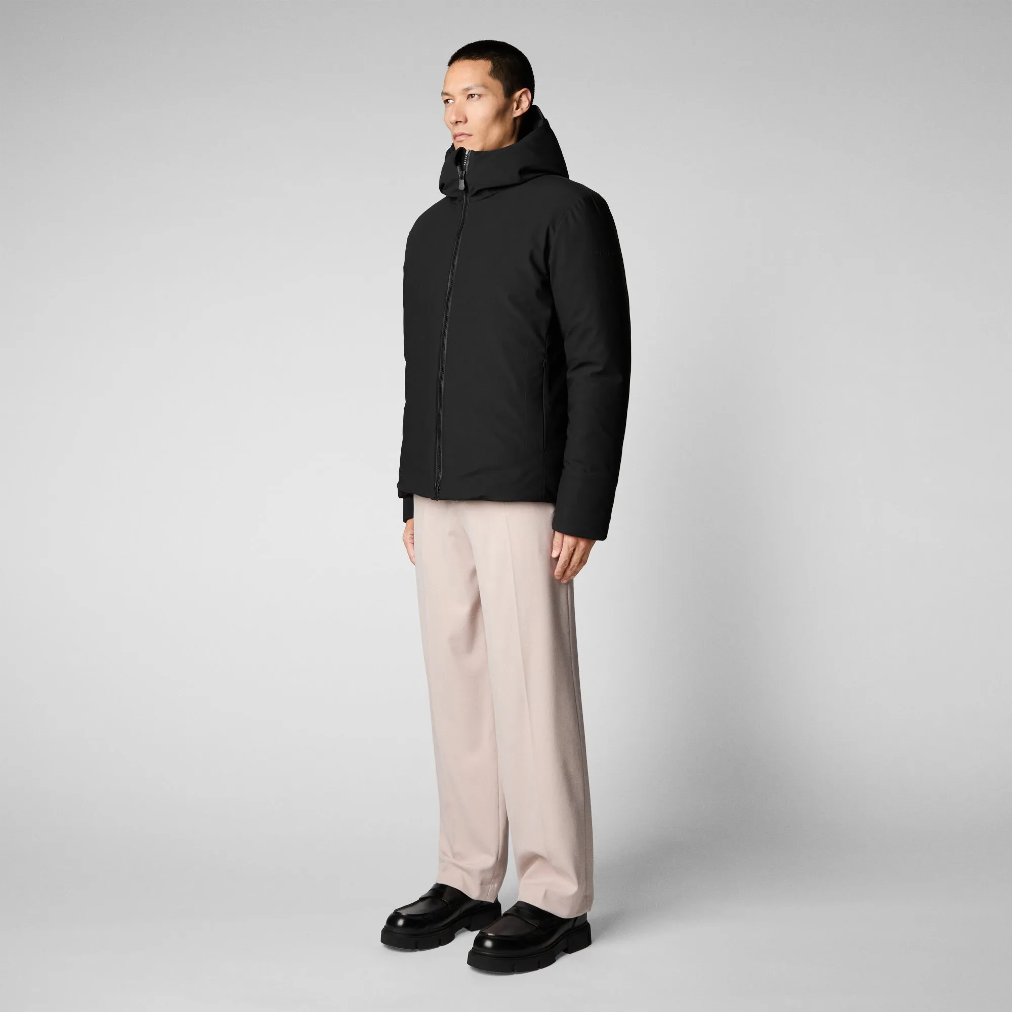 Men's Sabal Hooded Jacket in Black