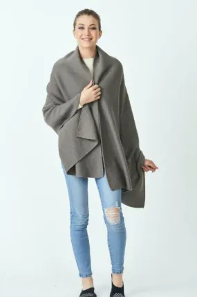 Merino Solid Wrap - Mocha