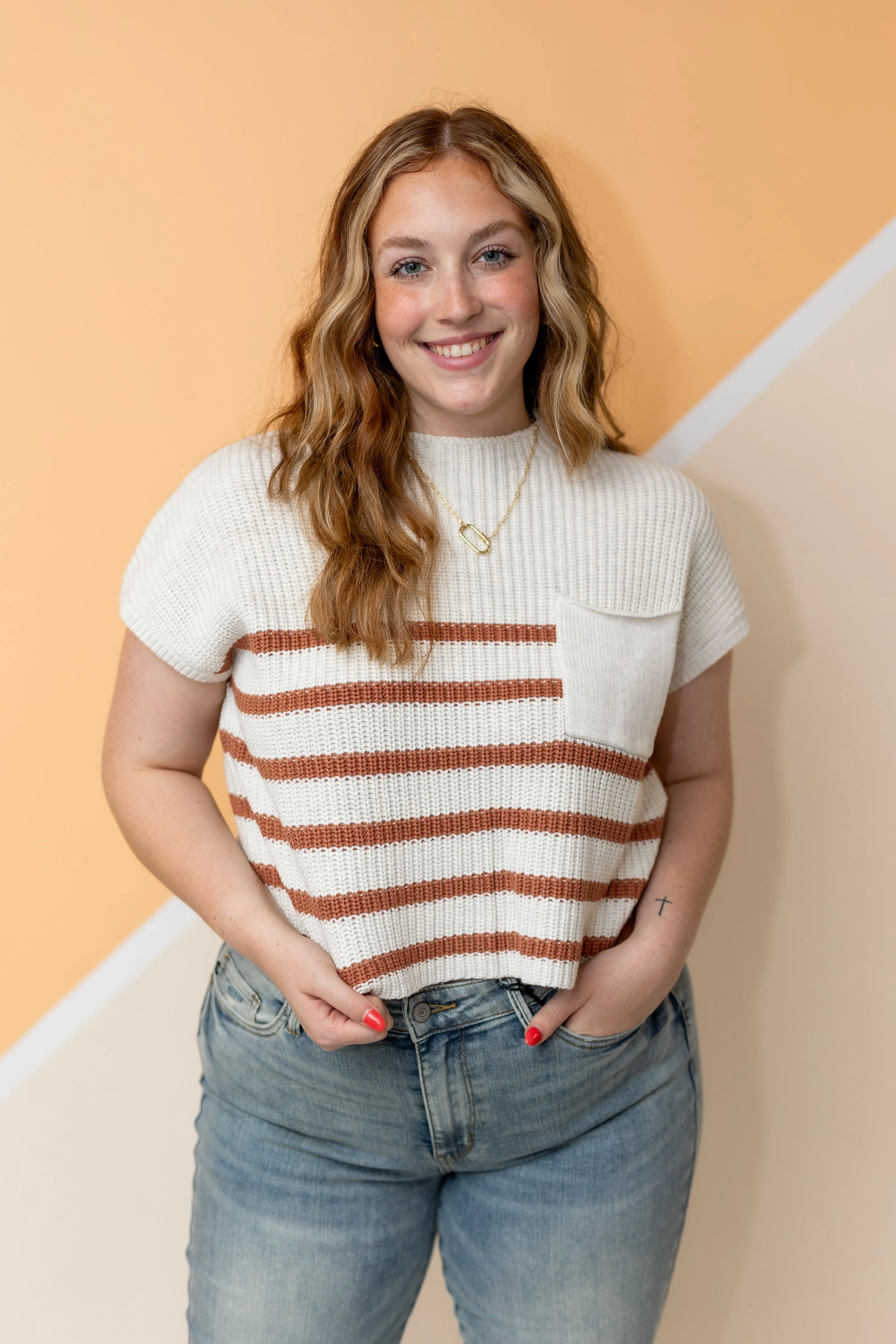 More Than Halfway In Knit Top