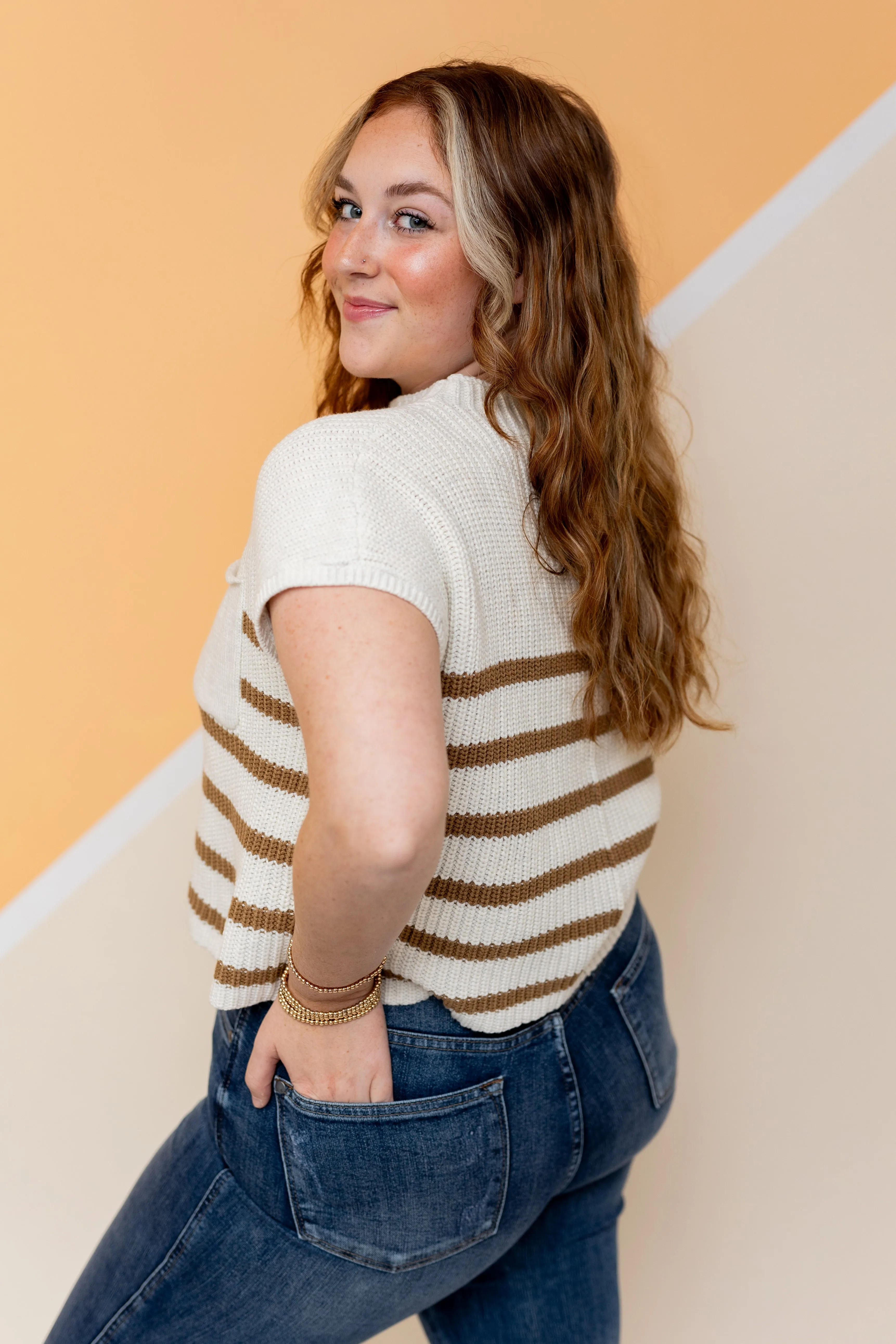 More Than Halfway In Knit Top
