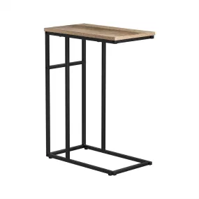 Multiuse Coffee Side Table Laptop Stand Bedside Tables Wooden Metal Frame