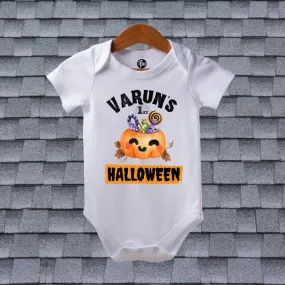 My First Halloween Personalized Romper for Babies