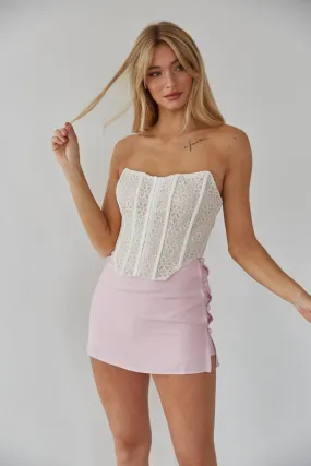 Nalani Strapless Lace Corset