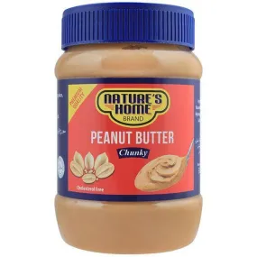 NATURE`S HOME PEANUT BUTTER CHUNKY 510G