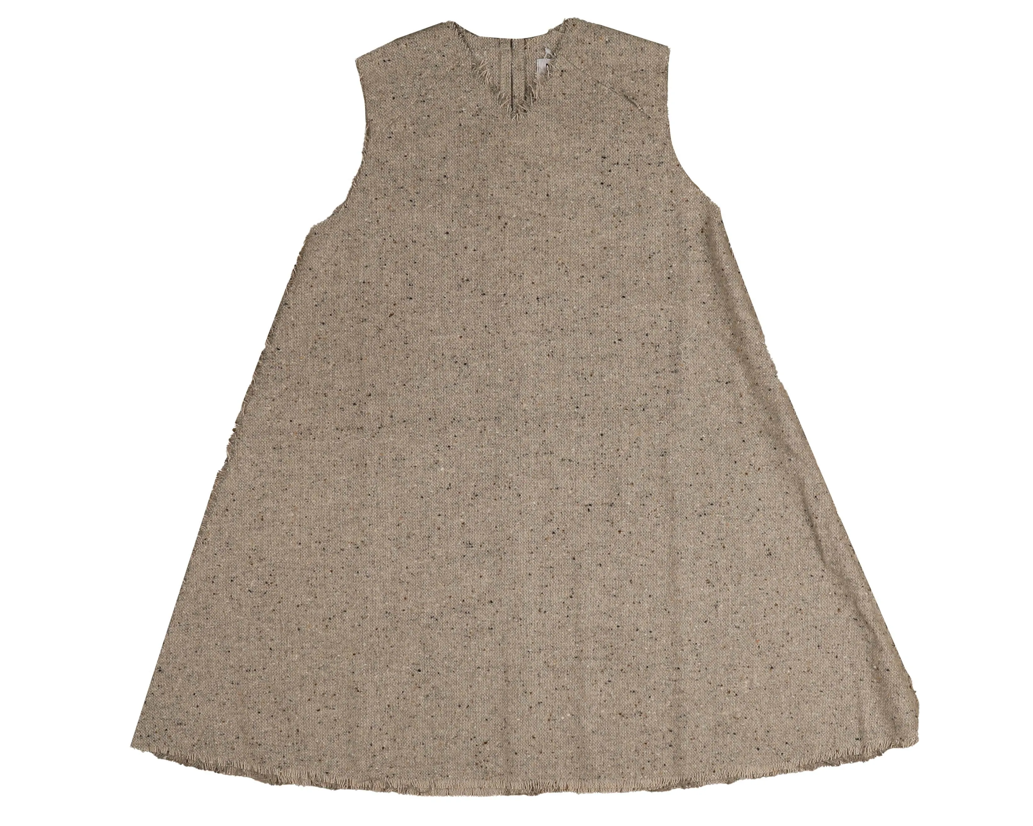 Noma Grey Tweed Jumper With Raw Edging (NDR730)