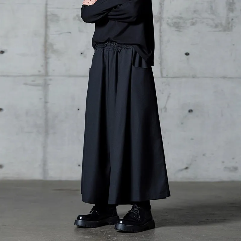 Oversize Draped Nine-point Loose Culottes