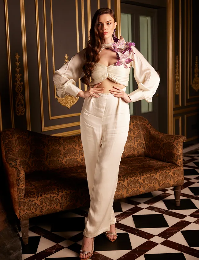 Pearl Petal Pop Jumpsuit