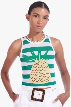 PLAYA TOP | CABANA STRIPE CLOVER