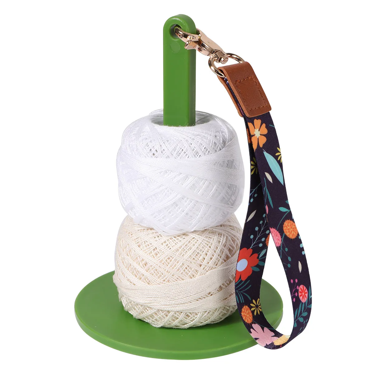 Poppy Crafts Portable Yarn Holder - Green