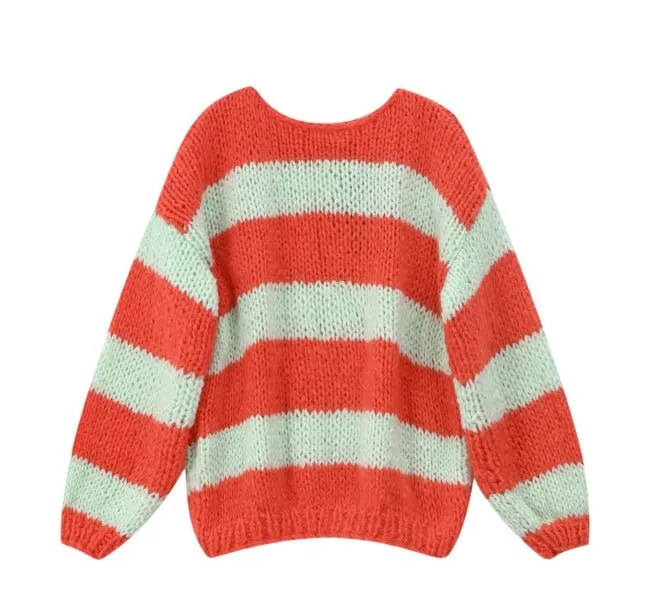 Pre-Order: Red and Green Forget Me Not Jumper
