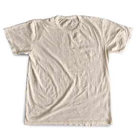 Premium Slub Short Sleeve Crew - Cream