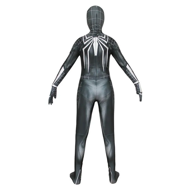 PS4 Spider-Man Spiderman Black Jumpsuit Cosplay Costume