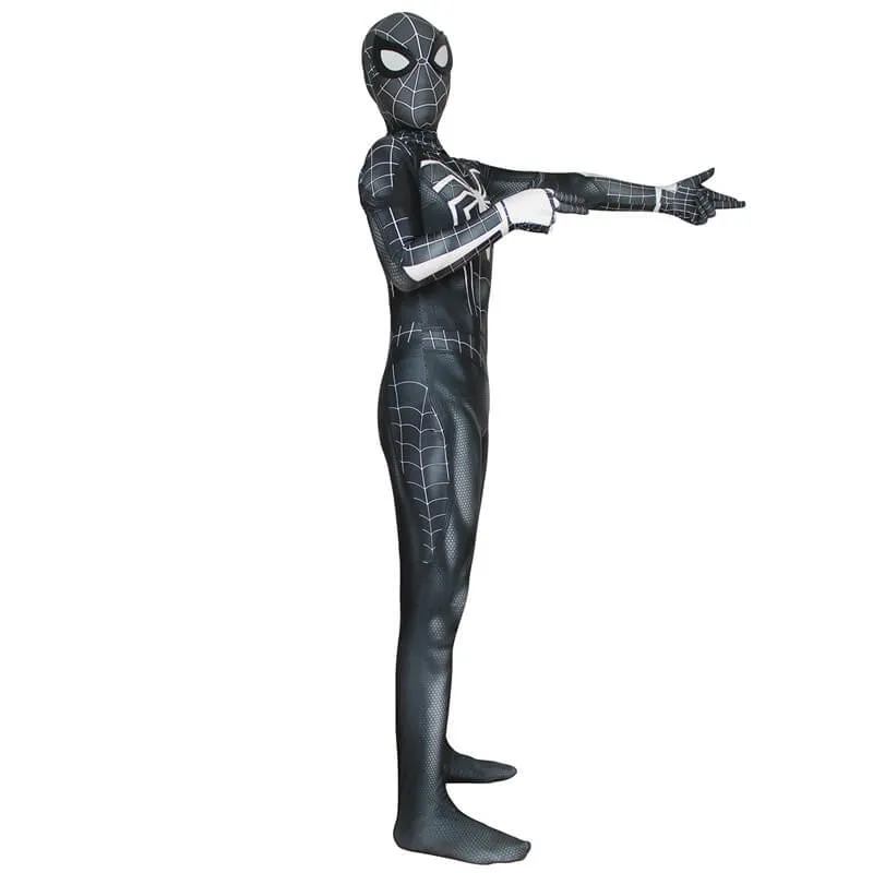 PS4 Spider-Man Spiderman Black Jumpsuit Cosplay Costume