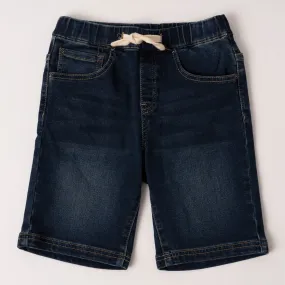 Pull On Knit Denim Short
