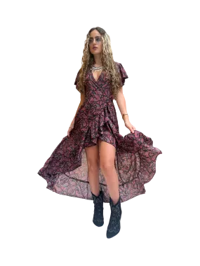 Purple Queen Robe Dress