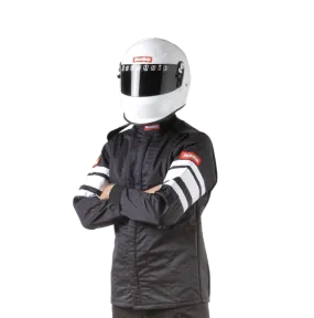 RaceQuip Multi Layer Fire Suit Jacket - Black - Medium - 121003