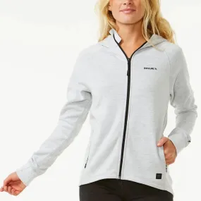 Rip Curl Anti-Series Flux III Zip Through Jacket - Light Grey Heather
