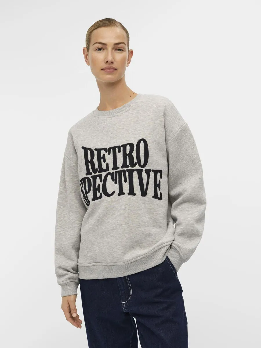 Rora Sweatshirt (Mela/Black Embroidered)