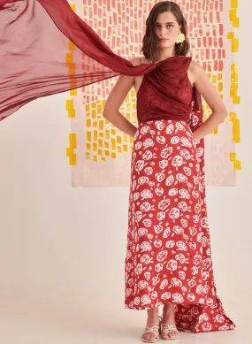 Rose Scarlet Slip Dress
