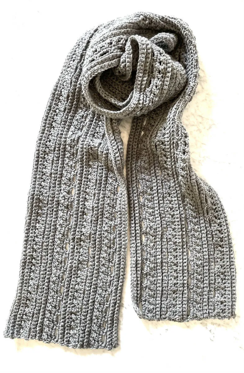 Roudainas Art Crochet Men Scarf