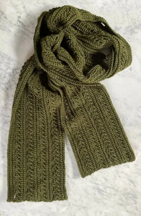 Roudainas Art Crochet Men Scarf