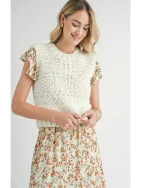 Sadie & Sage Isla Chunky Knit Sweater Vest