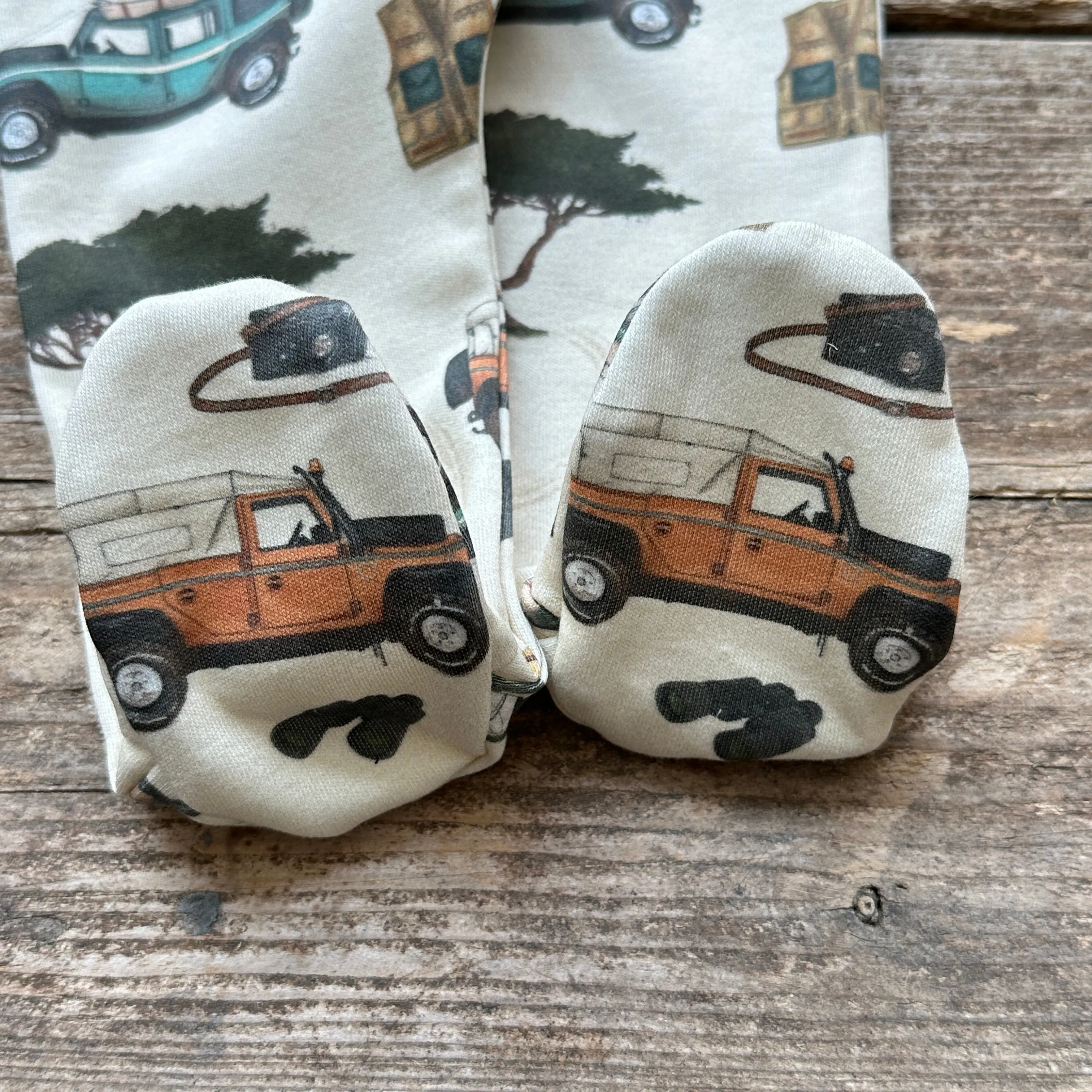 Safari Footed Romper | Ready To Post
