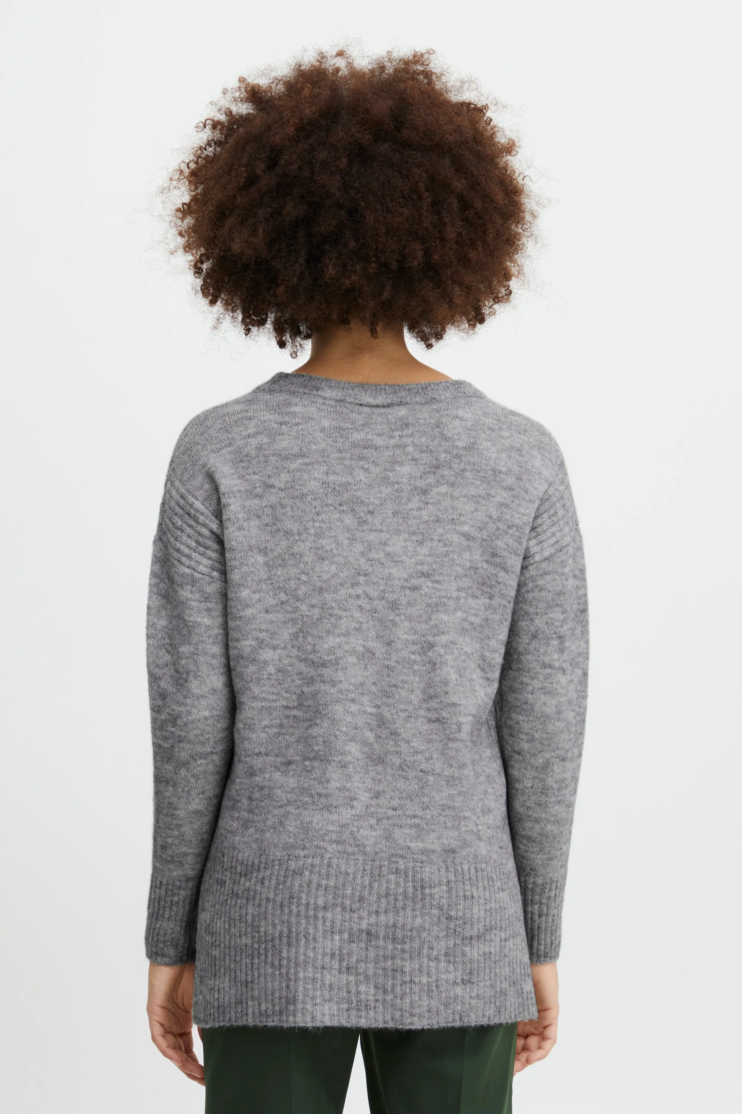 SAM JUMPER (GREY MELANGE)