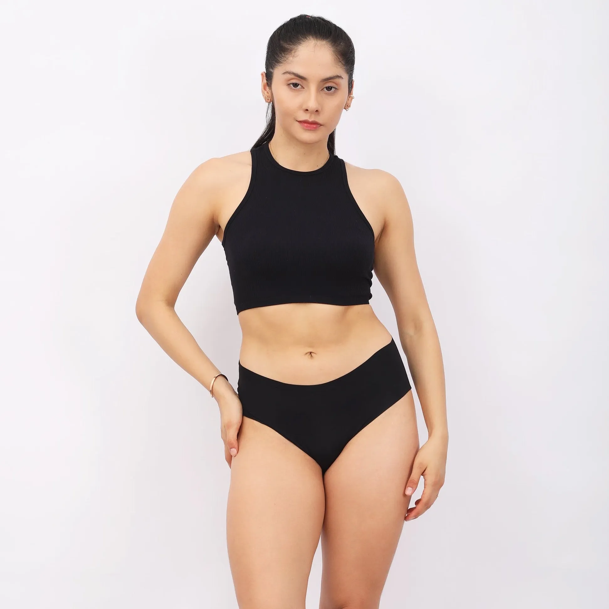 Seamless Hipster(Pack of 2)(Black)