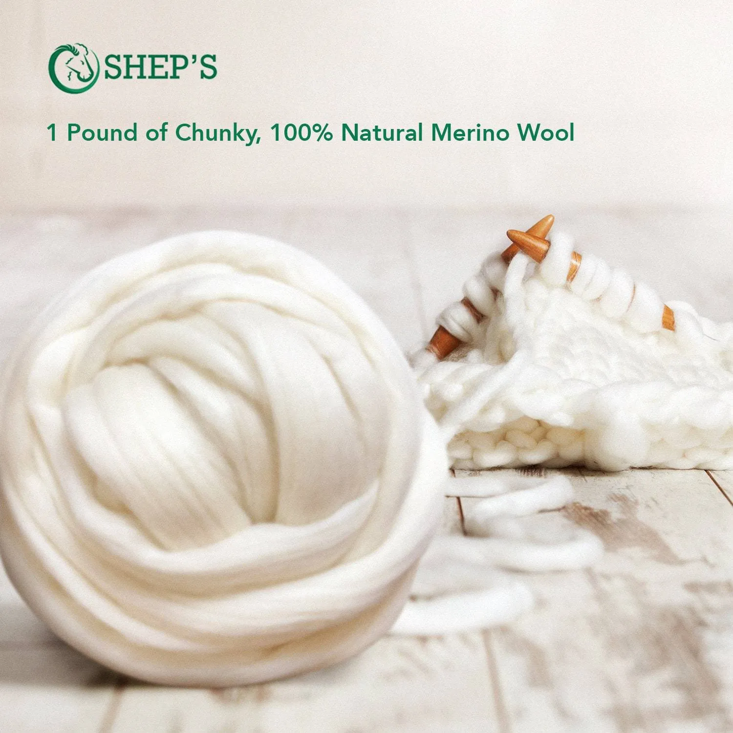 Sheps Merino Wool Chunky Yarn