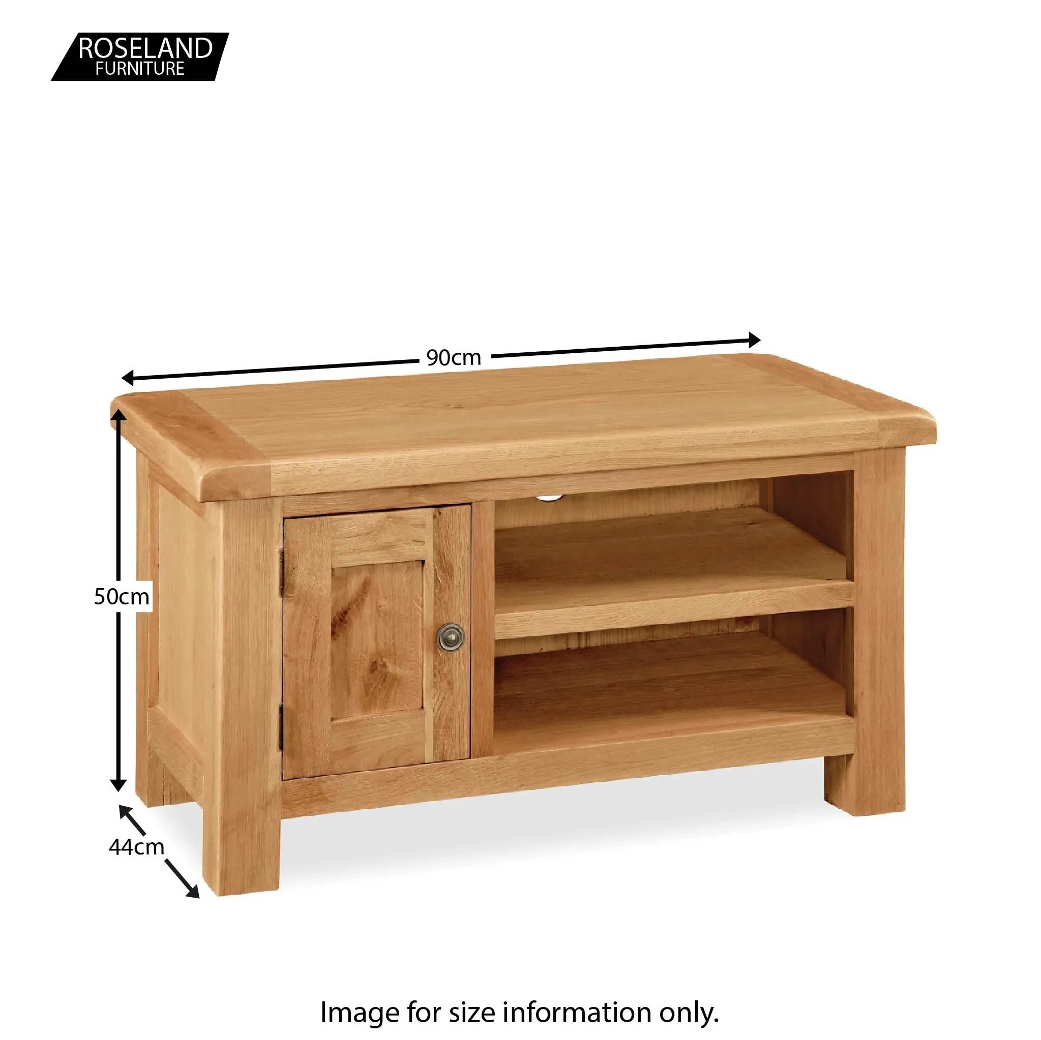 Sidmouth Oak 90cm TV Unit