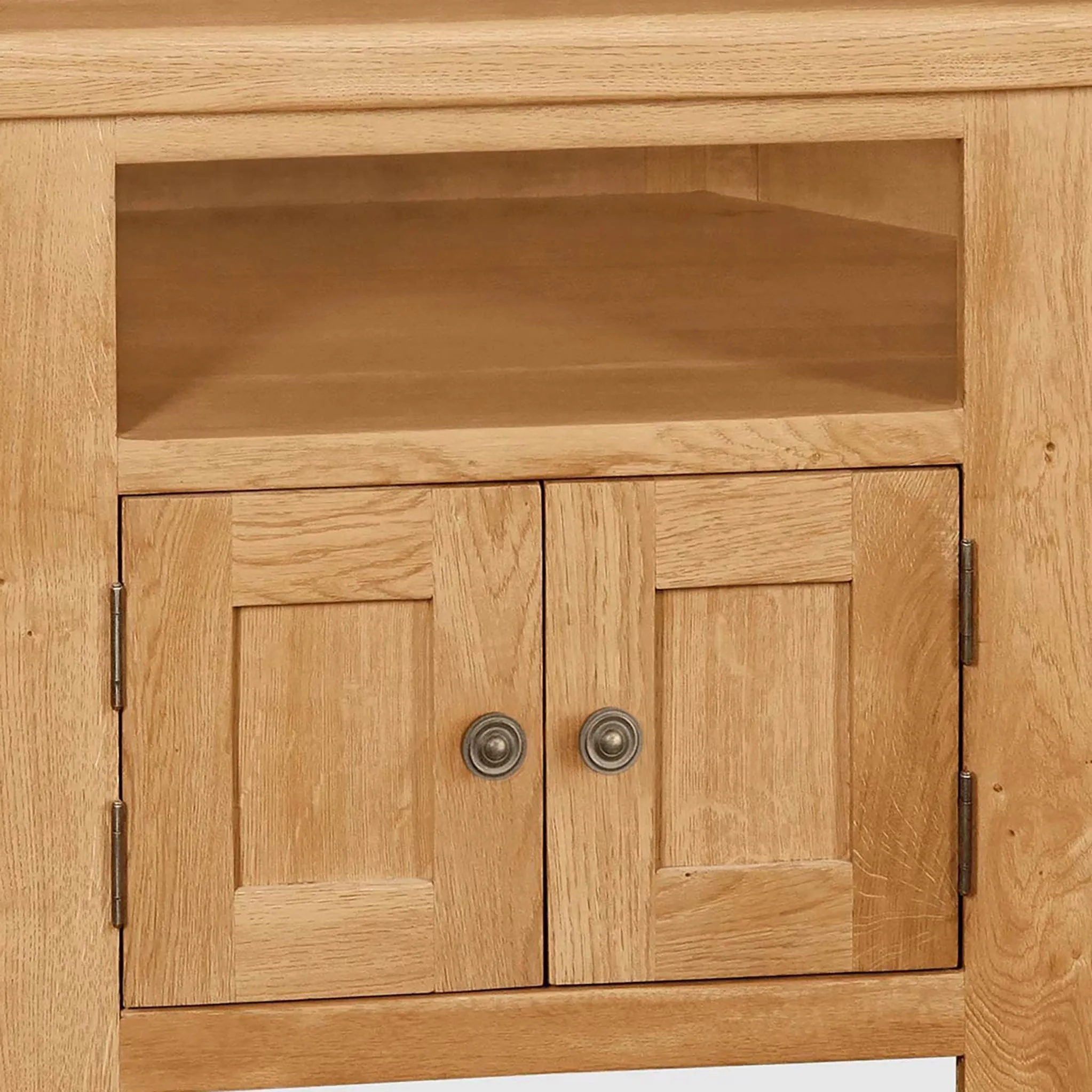 Sidmouth Oak Corner TV Stand