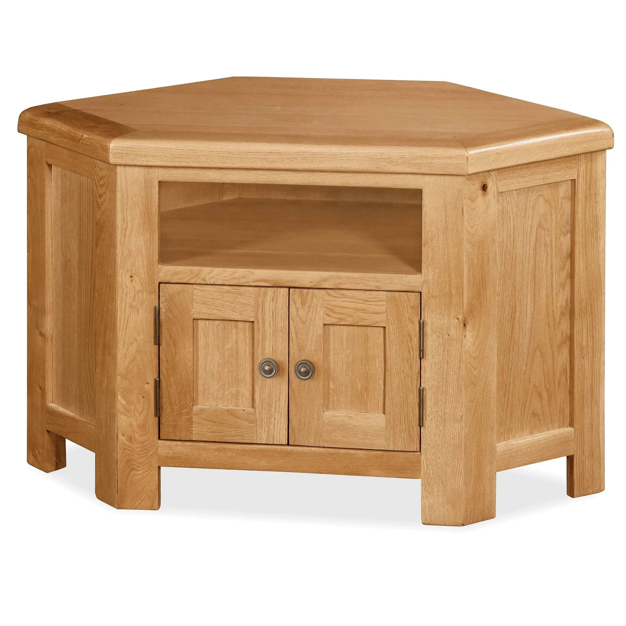 Sidmouth Oak Corner TV Stand
