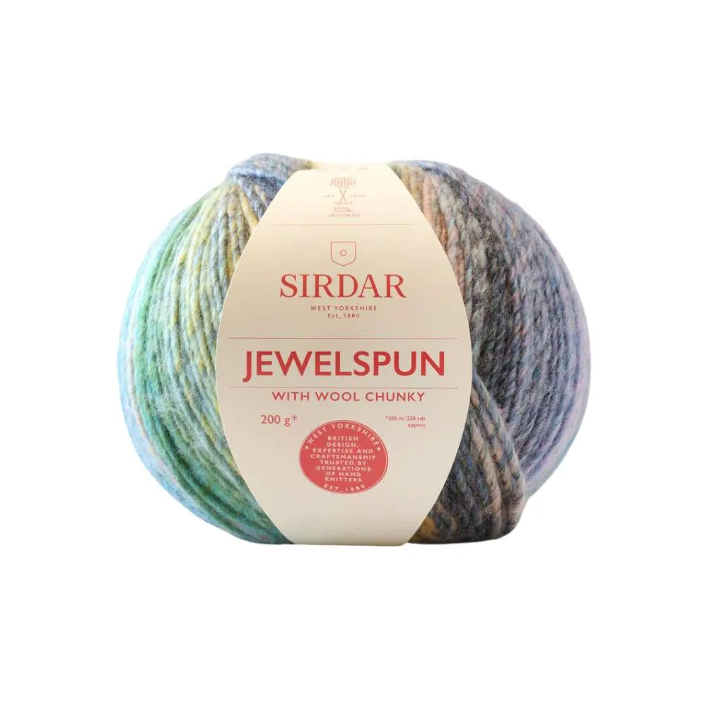 Sirdar Jewelspun with Wool Chunky Yarn, 200gm