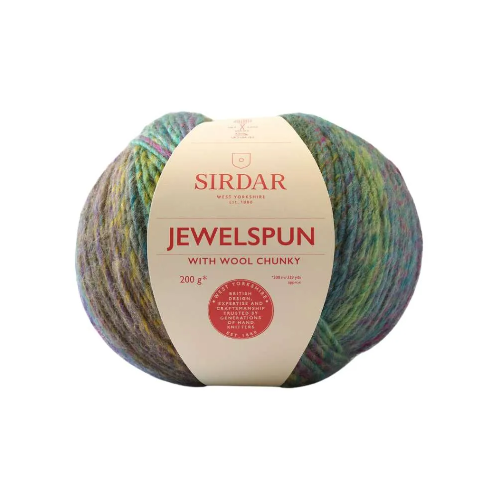 Sirdar Jewelspun with Wool Chunky Yarn, 200gm