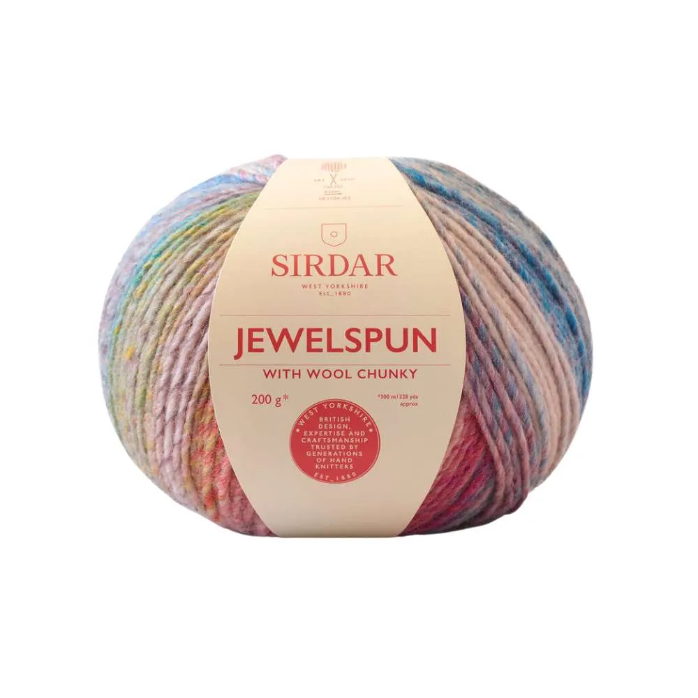 Sirdar Jewelspun with Wool Chunky Yarn, 200gm
