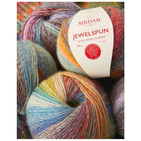 Sirdar Jewelspun with Wool Chunky Yarn, 200gm