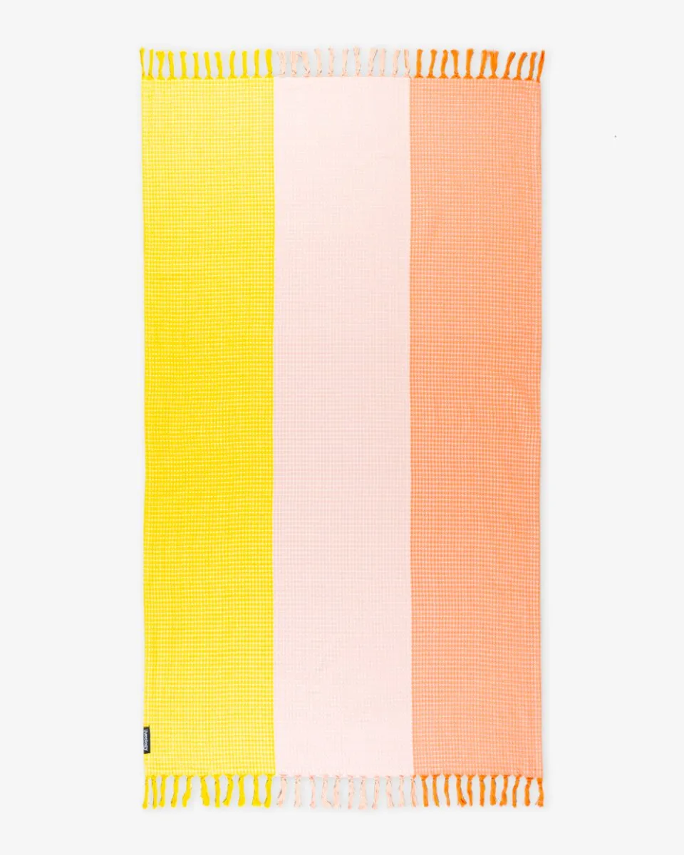 Sorbet Sunrise | Bamboo & cotton Blend Woven | Bath/beach/Everyday Towels