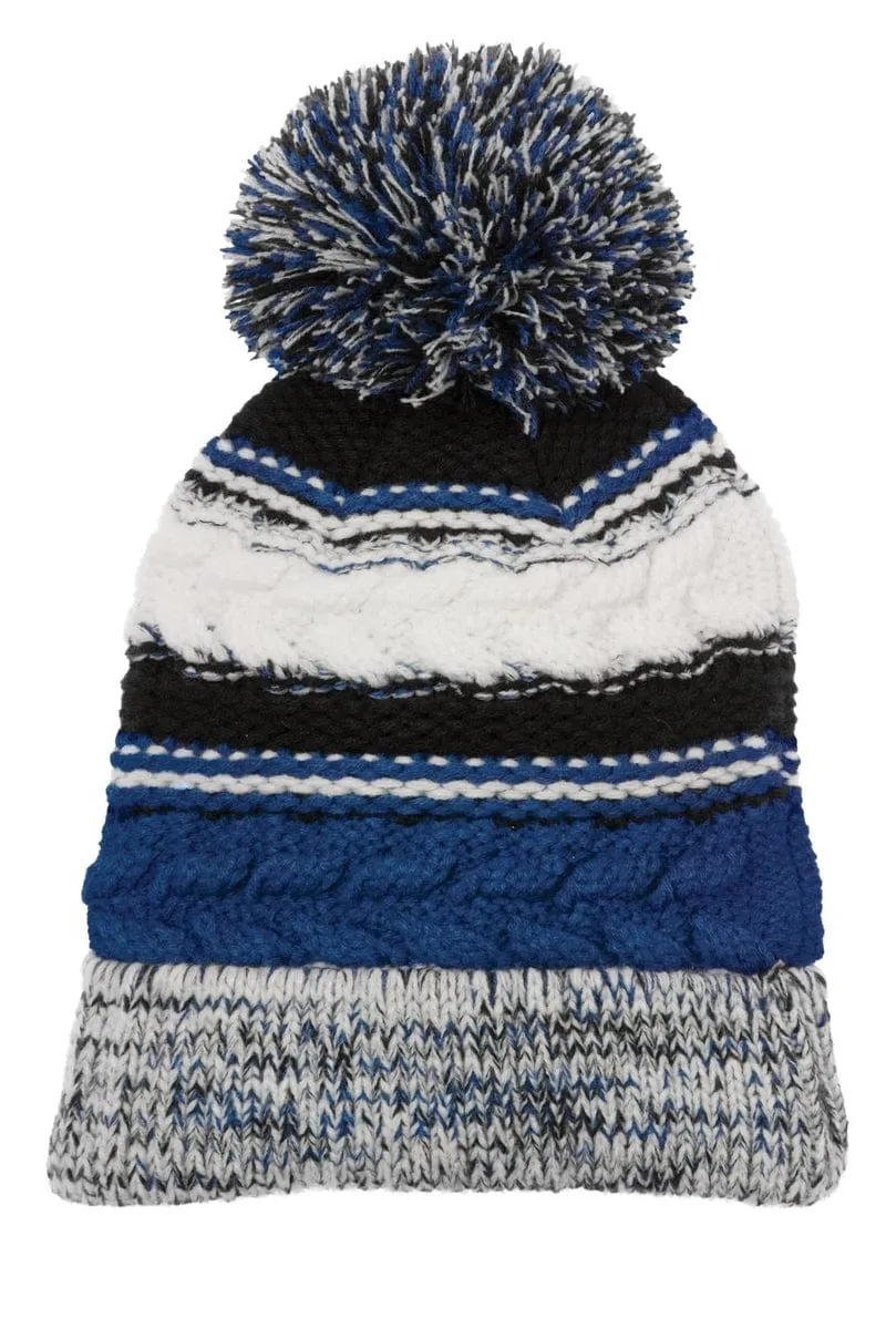 Sport-Tek STC21: Pom Pom Team Beanie