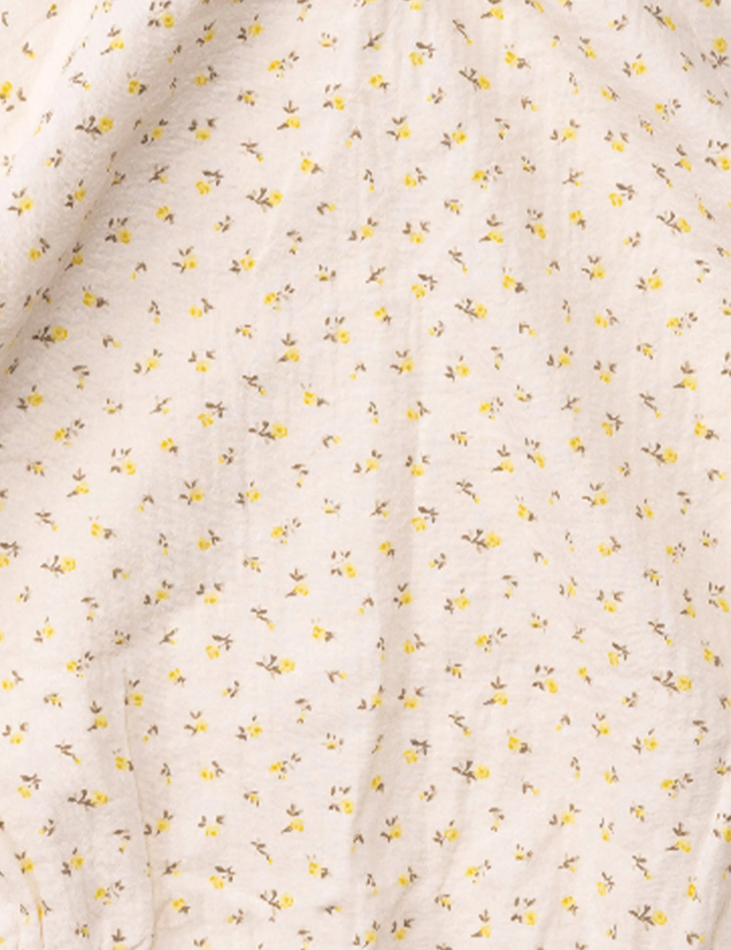 Spring Romper in Yellow Floral