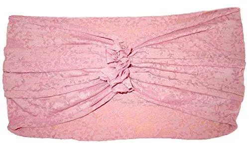 Stretch Chunky Wide Head-band, Hair-band, Boho Chic Head-wrap (Pink - 055)