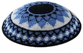 Supreme Quality DMC Knit Kippot - Sunflower