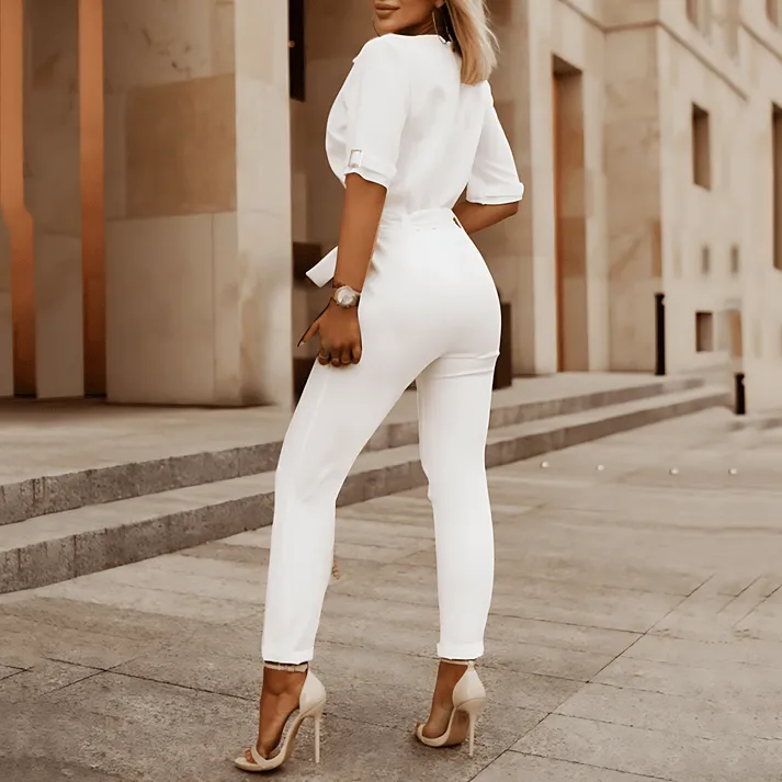 Sylis | Elegant Summer V-neck Jumpsuit Playsuit