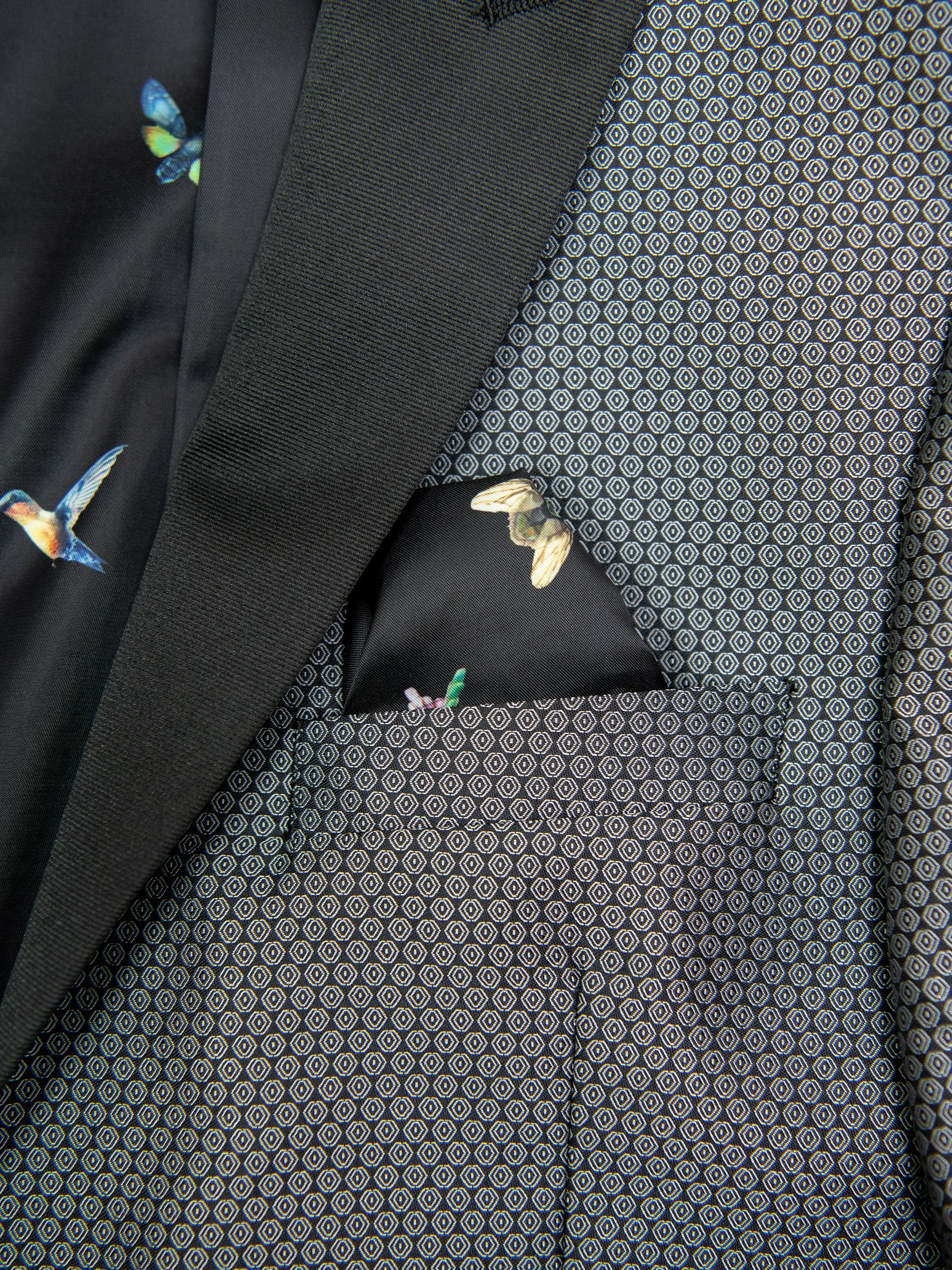 Tallia 29836 Boy's Sport Coat - Neat - Silver/Black