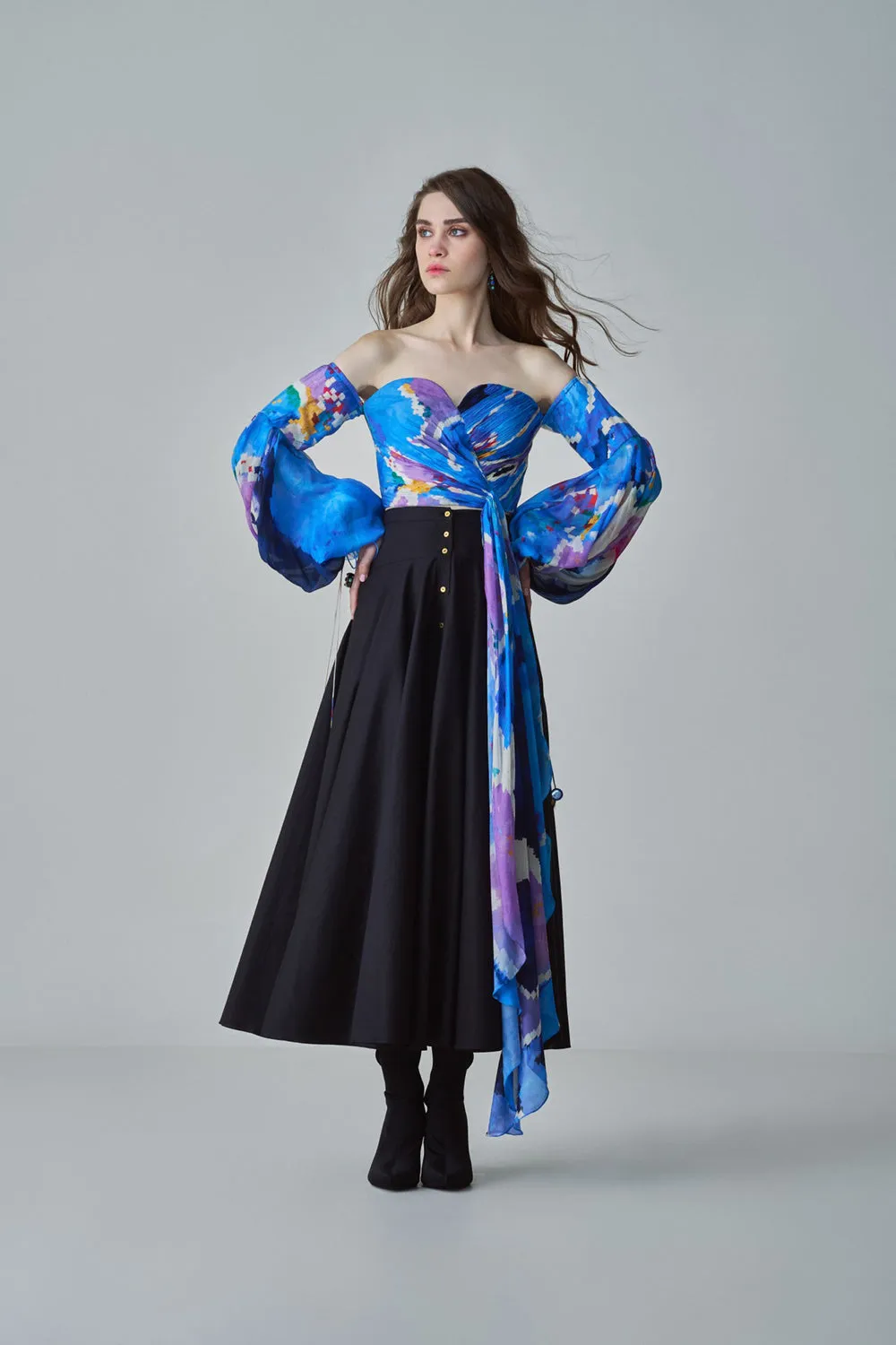Taloola Ikat  Print Blouse
