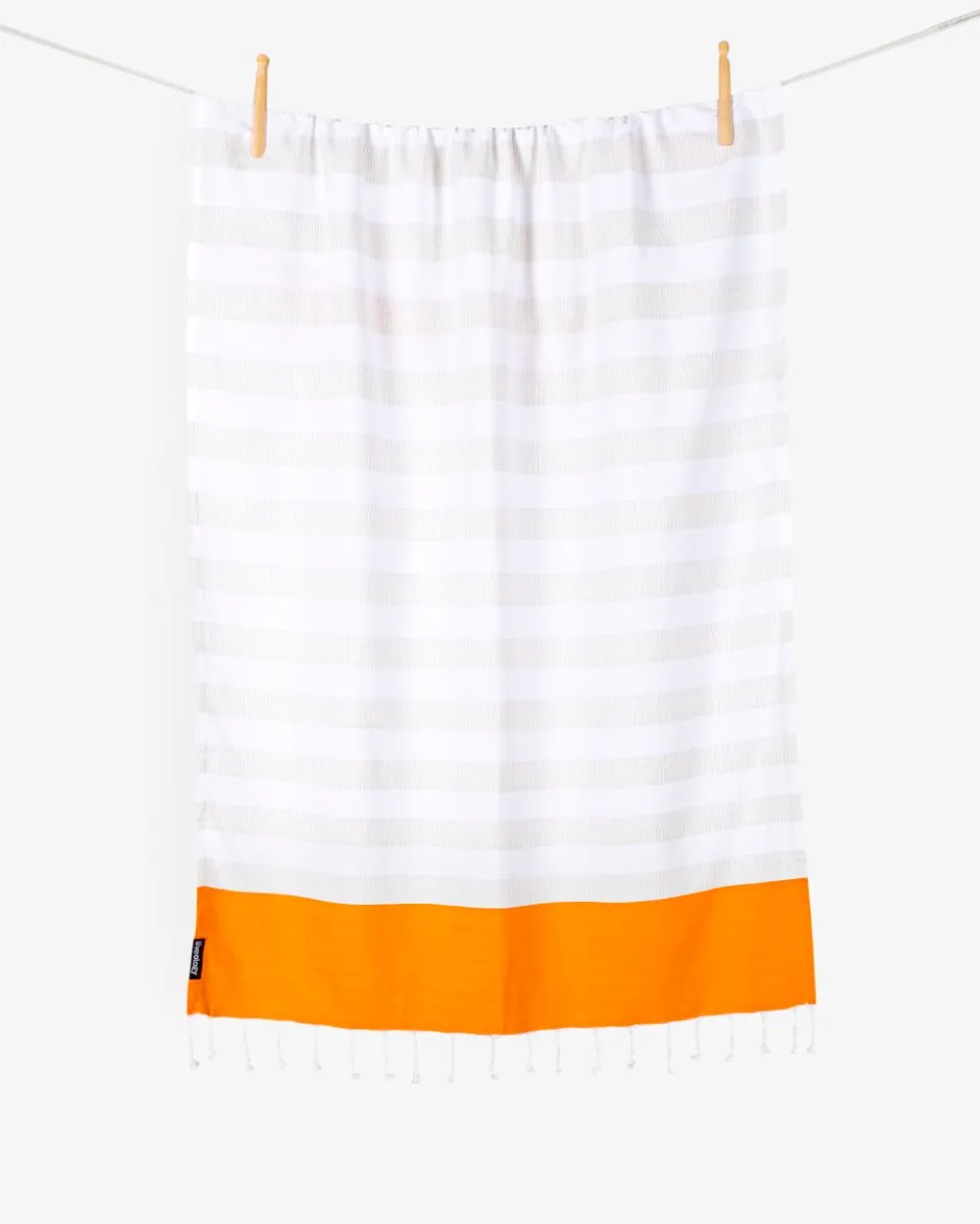 Tangerine | Bamboo & cotton Blend Woven | Bath/beach/Everyday Towels