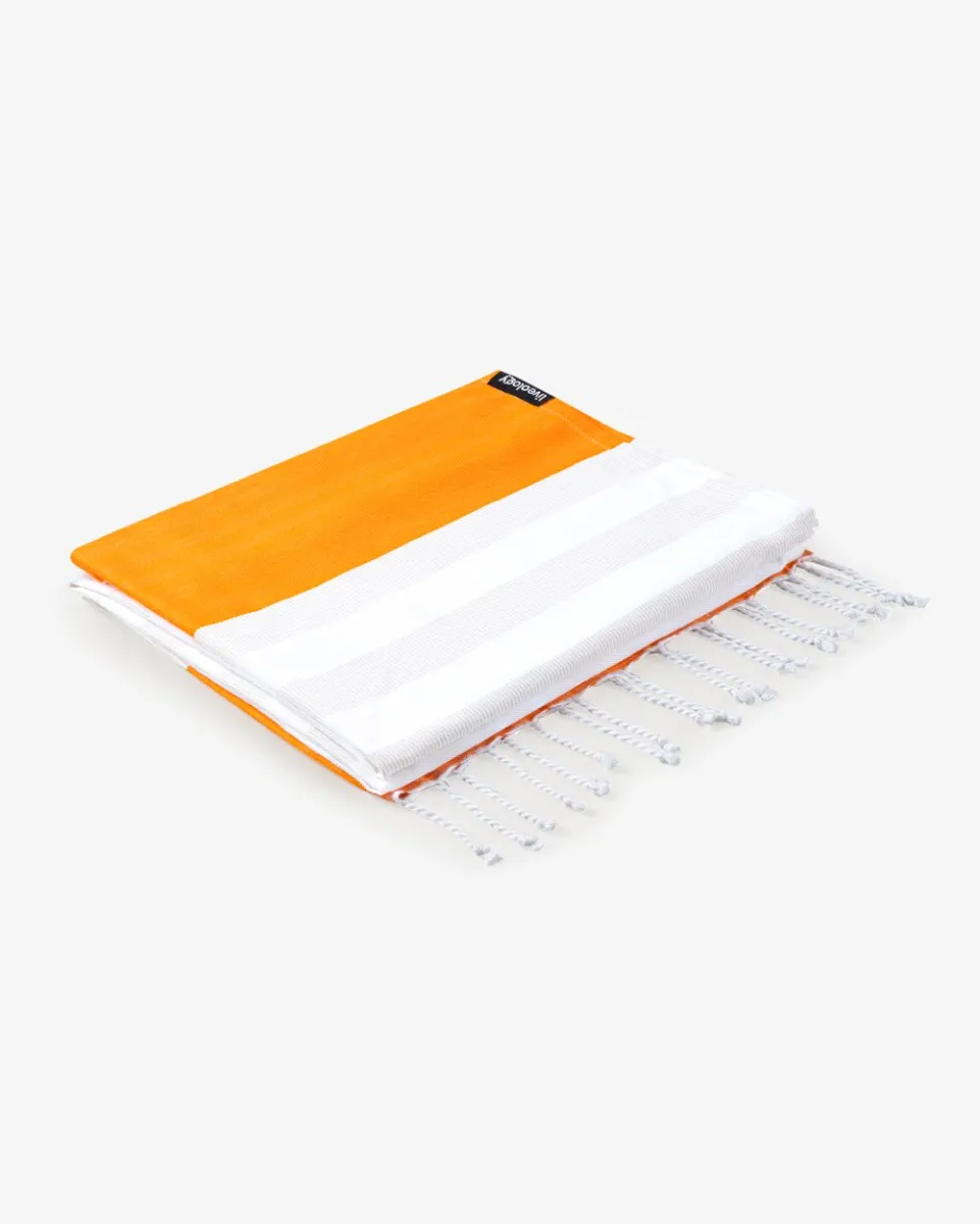 Tangerine | Bamboo & cotton Blend Woven | Bath/beach/Everyday Towels